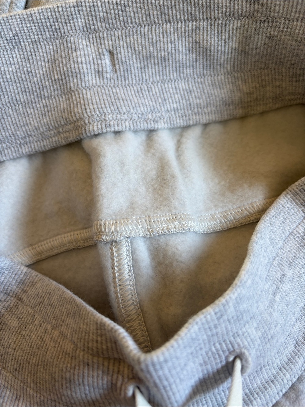 Lululemon Scuba Mid-Rise Wide Leg Sweatpants Size 4 Heathered Gray Full Length - Picture 6 of 9